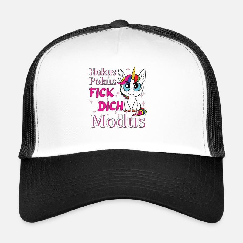 Hokus Pokus Fick Dich Modus Einhorn Trucker Cap