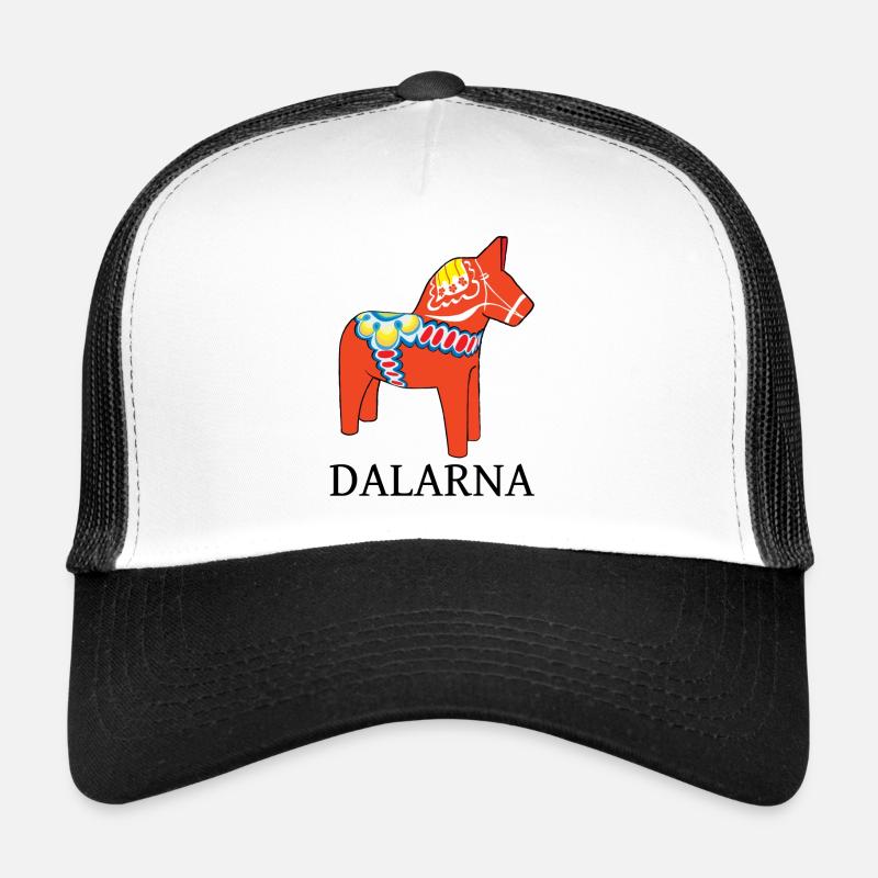 Dalahast rouge Casquette trucker 