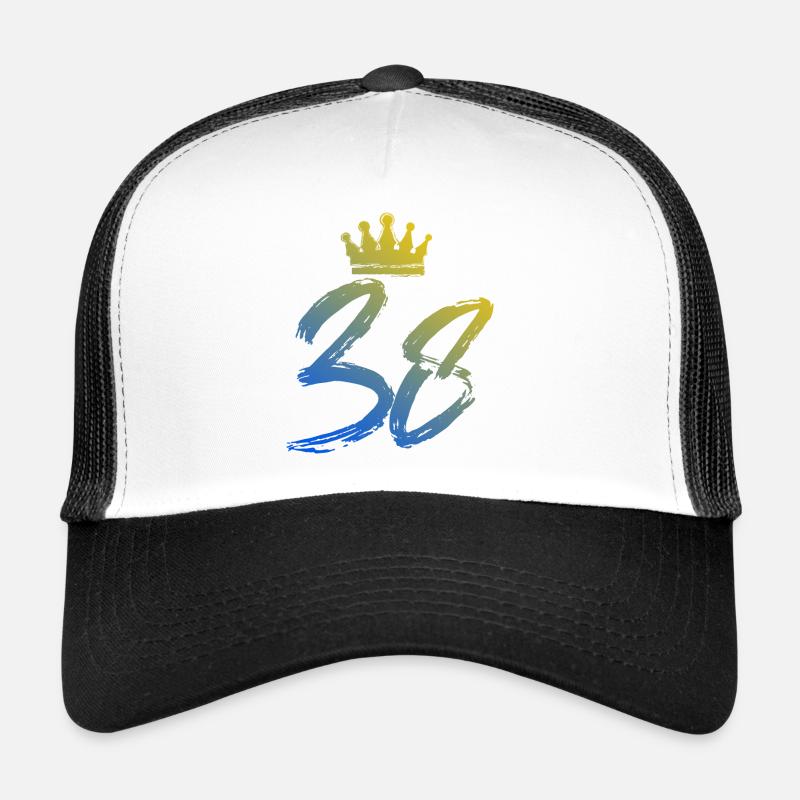 38 Couronne numérique Casquette trucker 