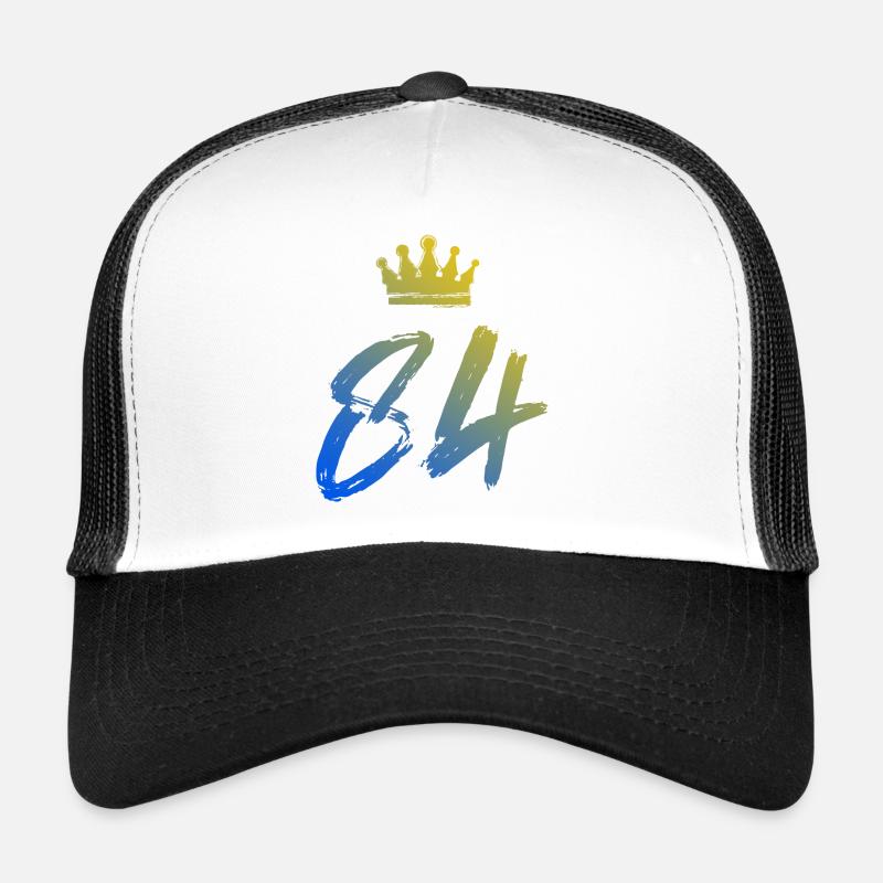 84 Couronne numérique Casquette trucker 