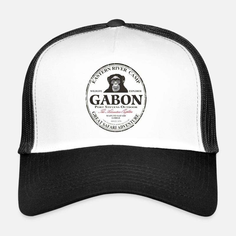 Gabon chimpanzee Trucker Cap