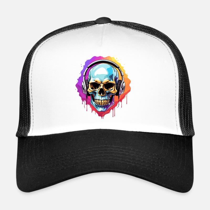 Headphones - Trucker Cap - white/black