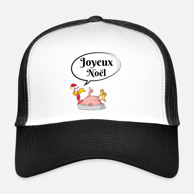 joyeux noel, dinde Casquette trucker 