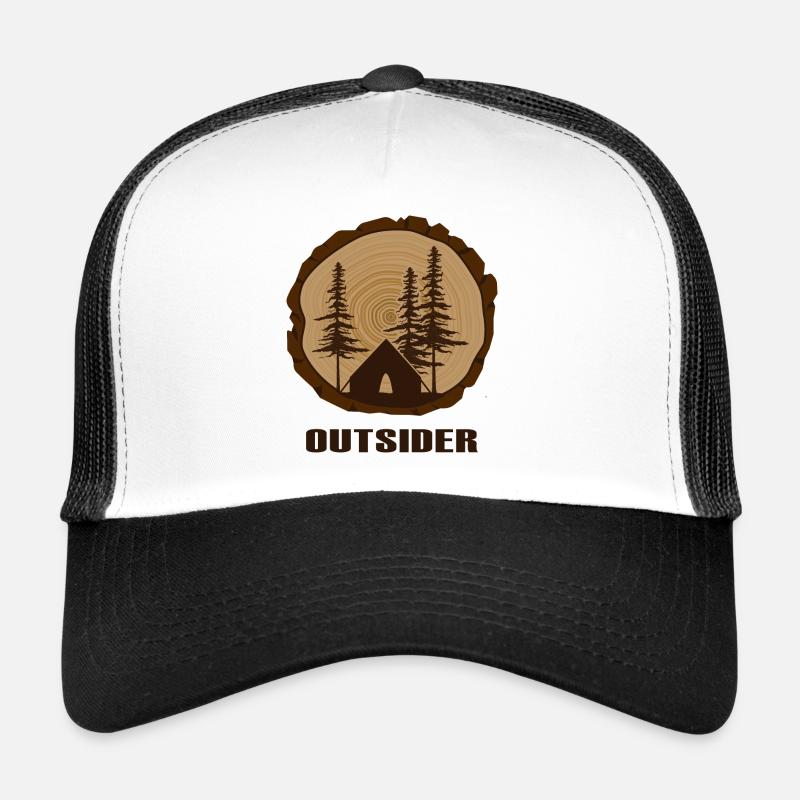 Tentes de camping « Wild Camping » Camping de plein air Casquette trucker 