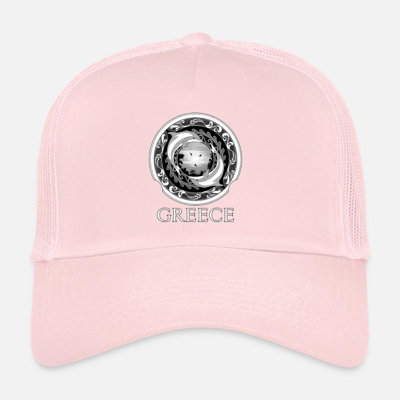 Dauphins Grèce Hellas Casquette trucker 