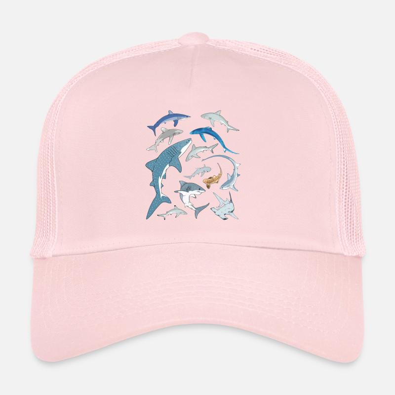 Requin bleu, requin-baleine, requin-marteau, requin requin, espèce de requin Casquette trucker 