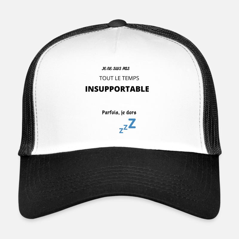 Tee-shirt INSUPPORTABLE Casquette trucker 