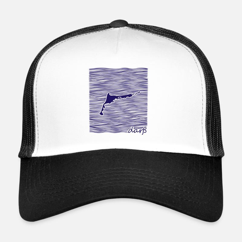 Fischland Darß-Zingst, Darss, Baltic Sea, Germany - Trucker Cap - white/black