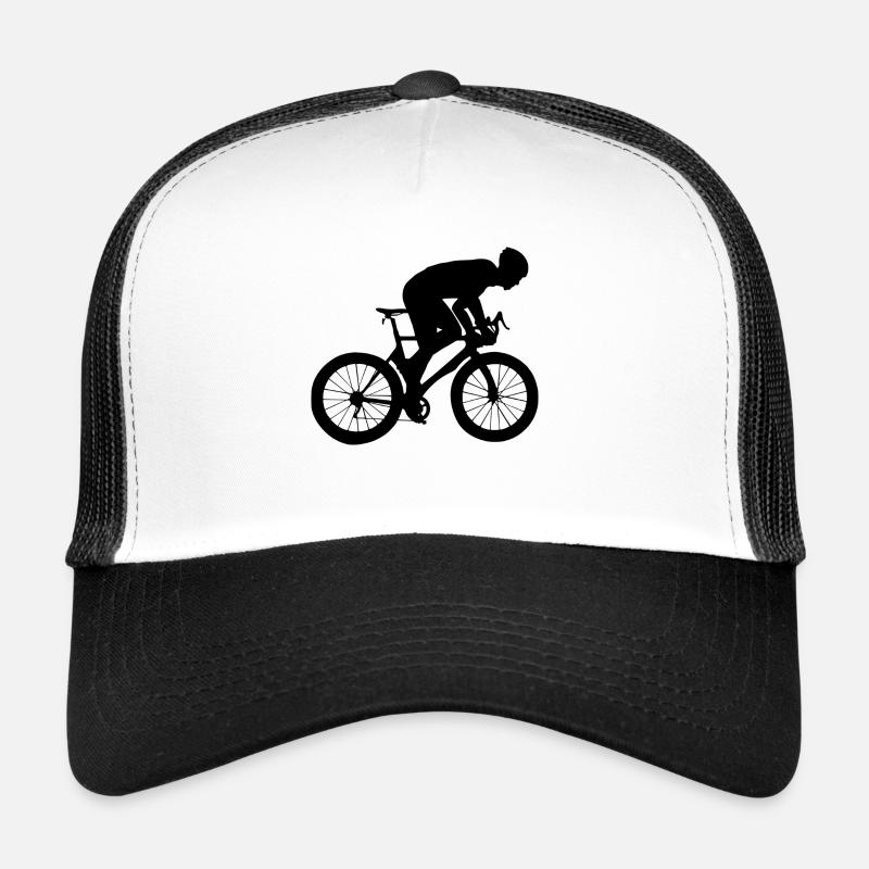 vélo - Casquette trucker  - blanc/noir