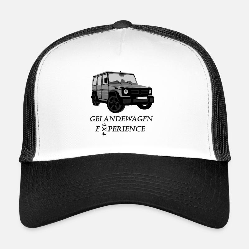 Off-Road Adventure - Trucker Cap - Weiß/Schwarz