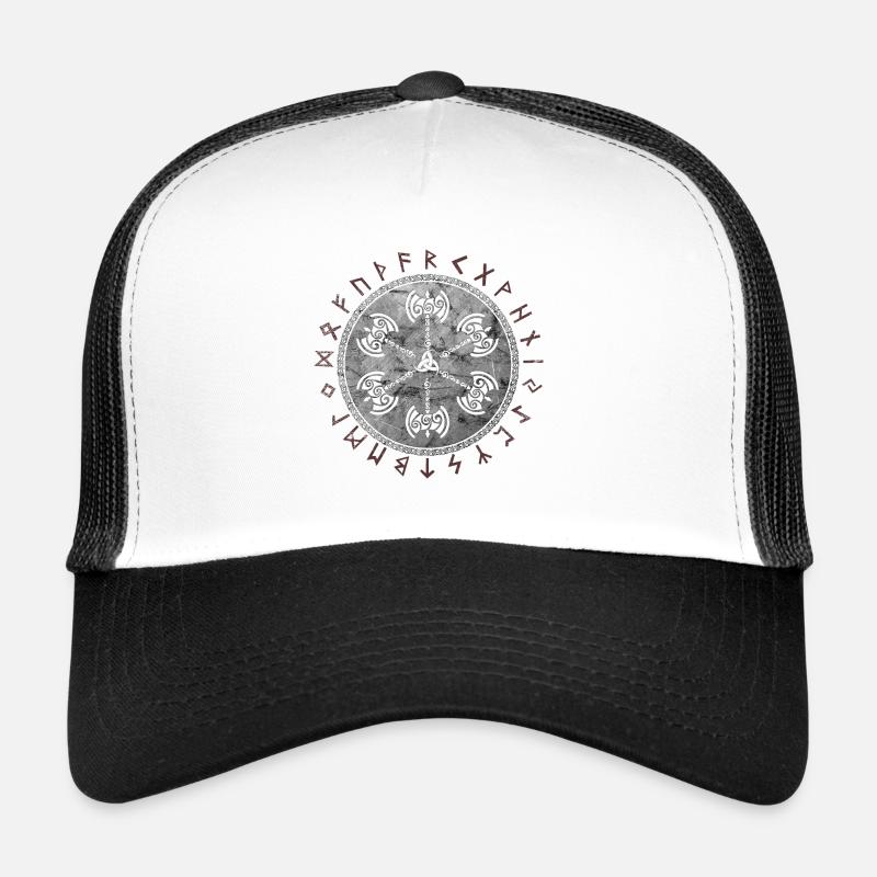 Celtic Viking Vegvisir Compass Viking Trucker Cap