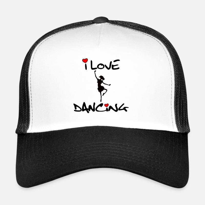 Dancing - Trucker Cap - Weiß/Schwarz