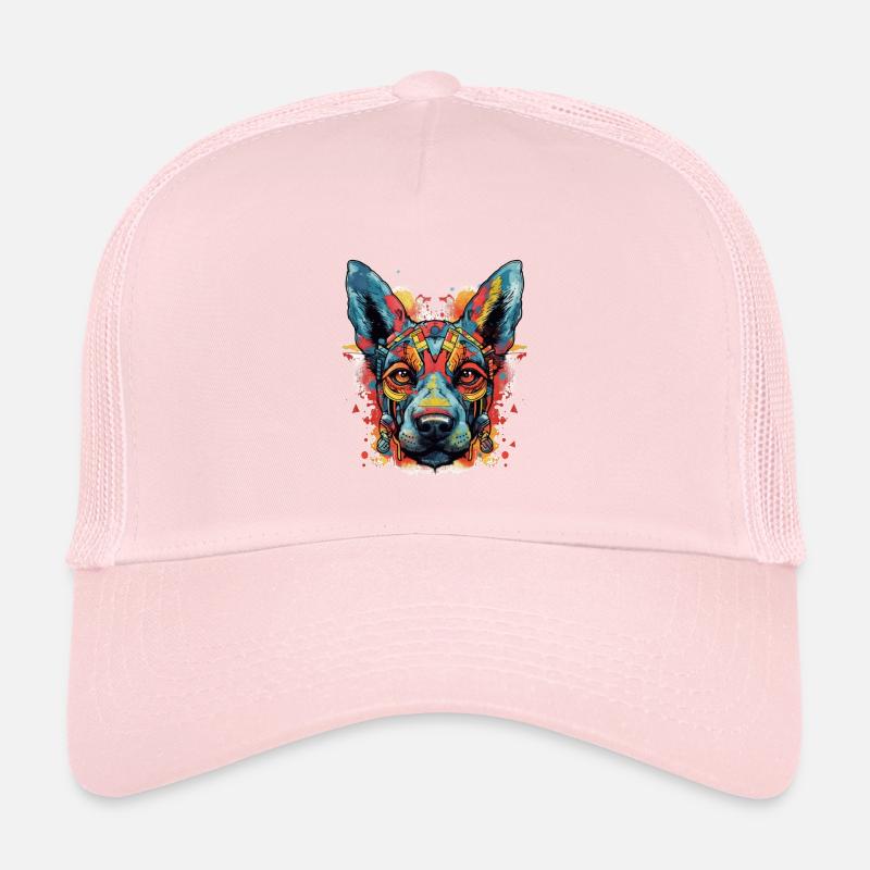 Chien Casquette trucker 