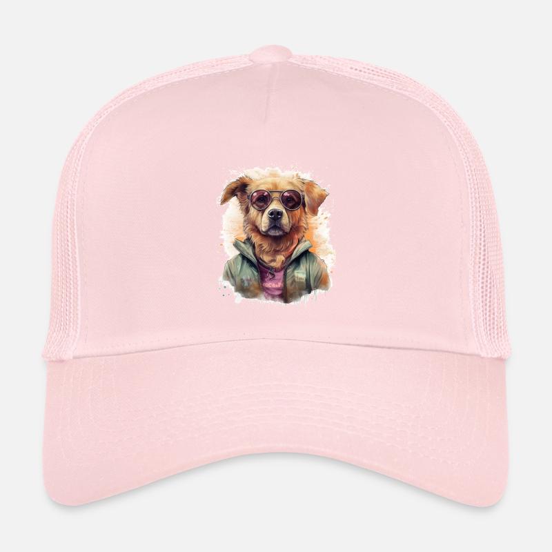 Chien Casquette trucker 