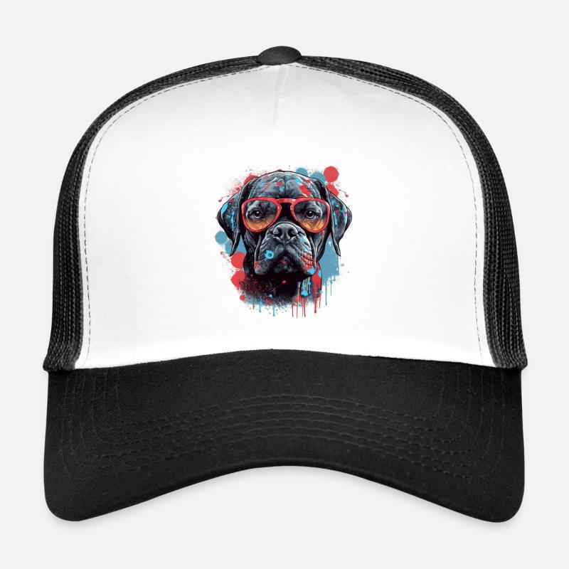 Chien Casquette trucker 