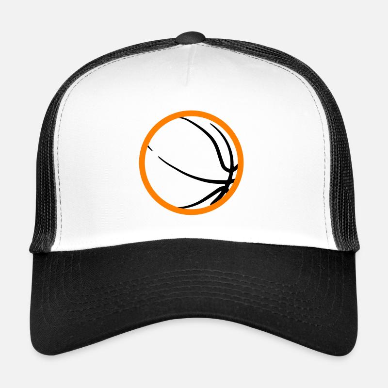 Conception abstraite de basket-ball Casquette trucker 