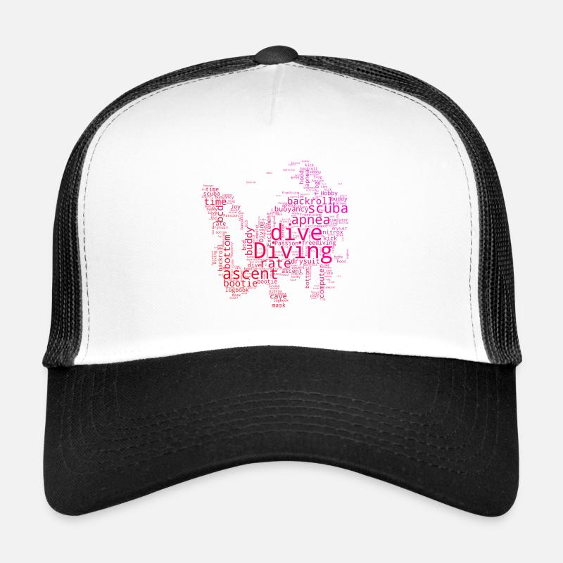 Scuba Diving Diving Diver Free Dive Trucker Cap