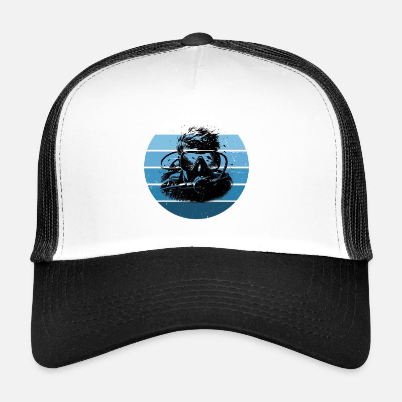 Plongée Hommes Plongée sous-marine Plongeur Plongée Casquette trucker 