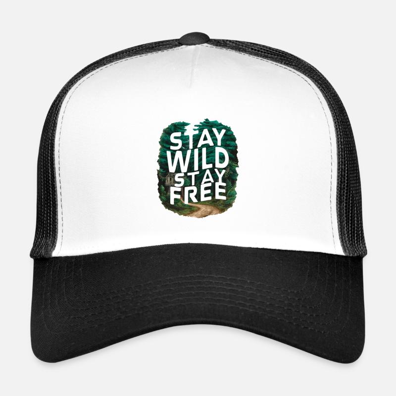 Bleib wild, bleib frei Trucker Cap