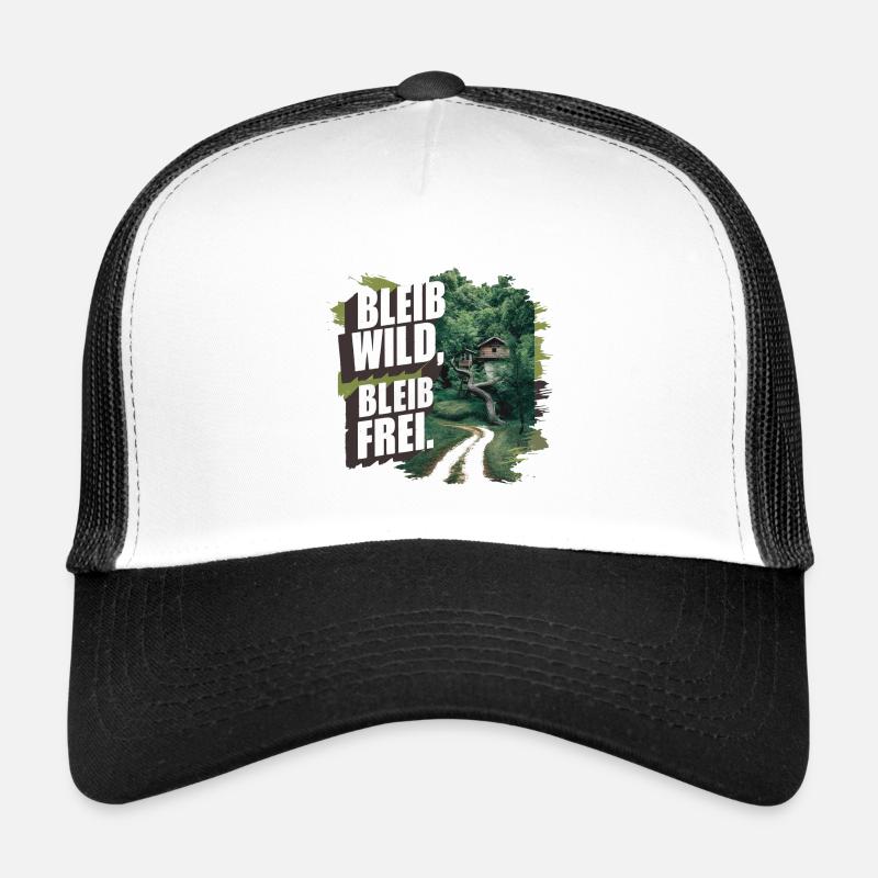 Bleib wild, bleib frei Trucker Cap