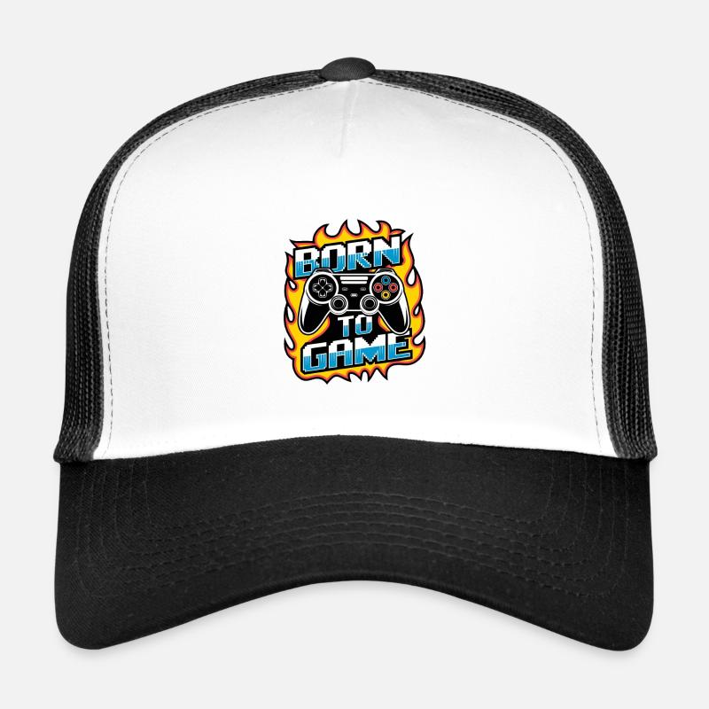 Born to Game – Gaming Controller Trucker Cap