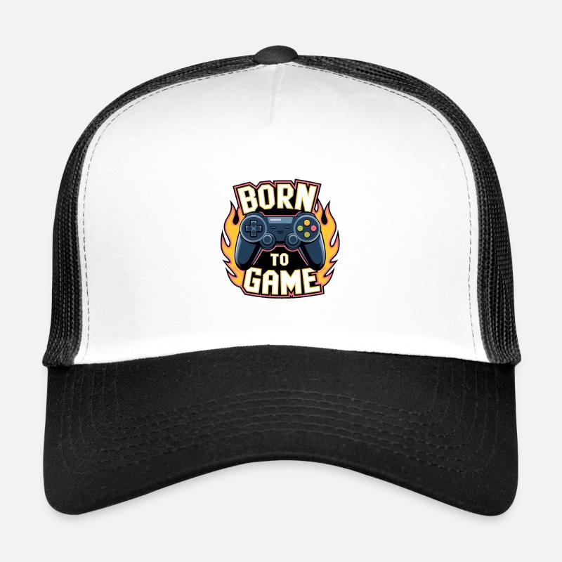 Born to Game – Gaming Controller Trucker Cap