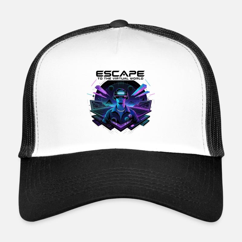 Escape to the Virtual World – Future VR-Design Trucker Cap
