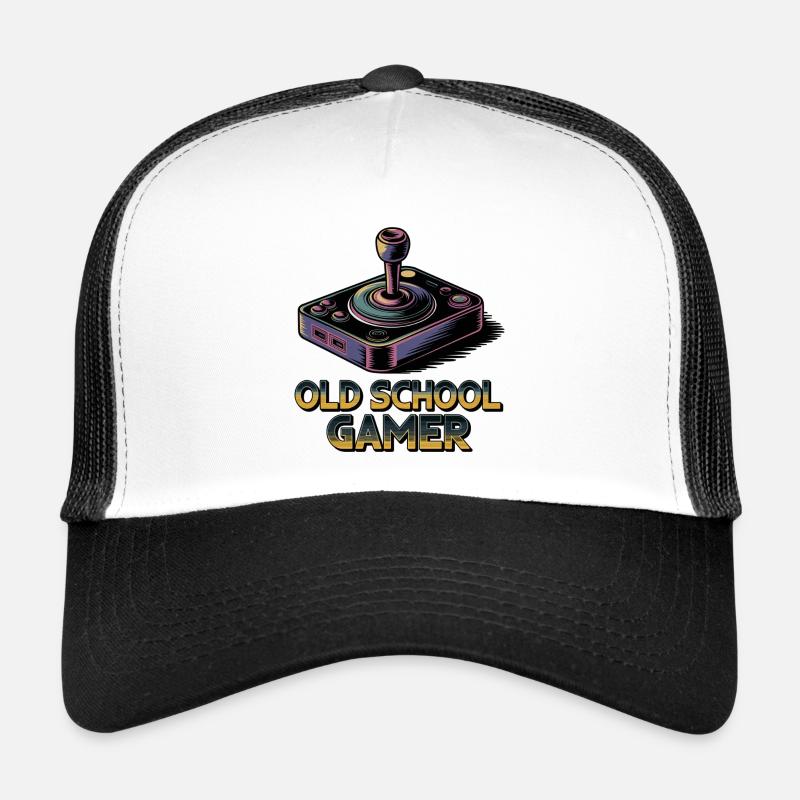 Old School Gamer – Retro-Joystick Trucker Cap
