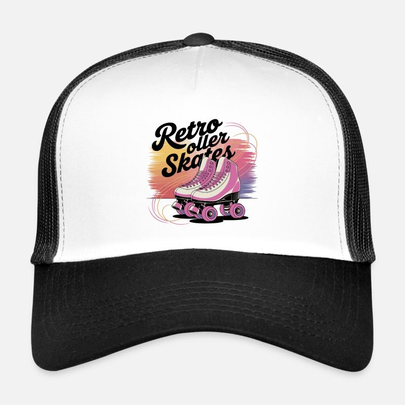 Retro Roller Skates – 80s Vibes Trucker Cap