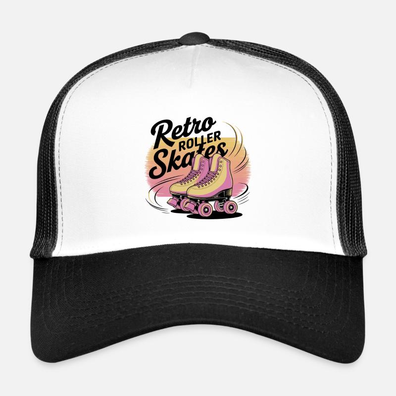 Retro Roller Skates – 80s Vibes Trucker Cap