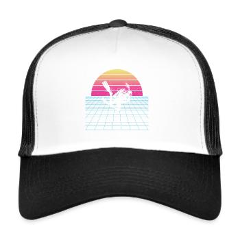 Scuba Diver Diver Diving Scuba Diver - Trucker Cap - white/black - Front