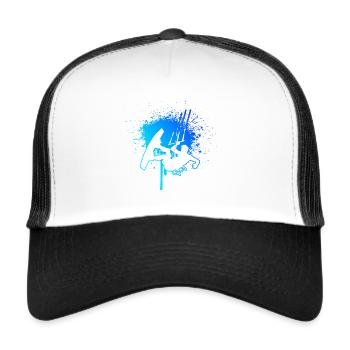 Kite Kiten Kitesurfing Kitesurf Kitesurfen - Trucker Cap - white/black - Front