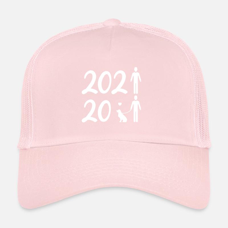 2020 2021 chien Casquette trucker 