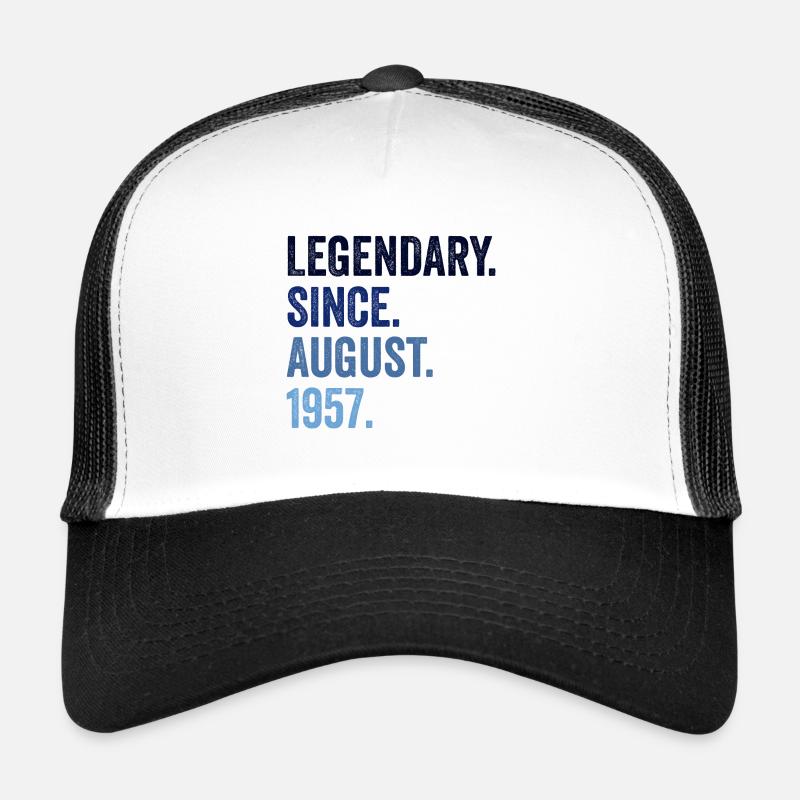 Legendary Since August 1957 65. Geburtstag Trucker Cap