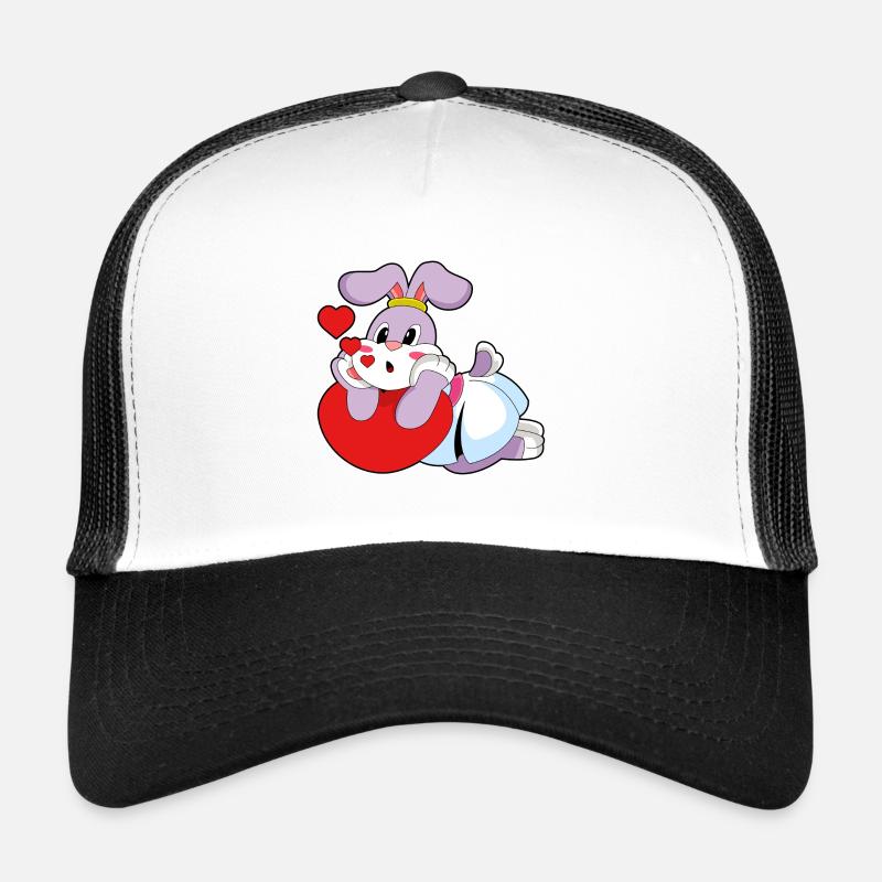 Mariage Rabbit Bride Heart Casquette trucker 