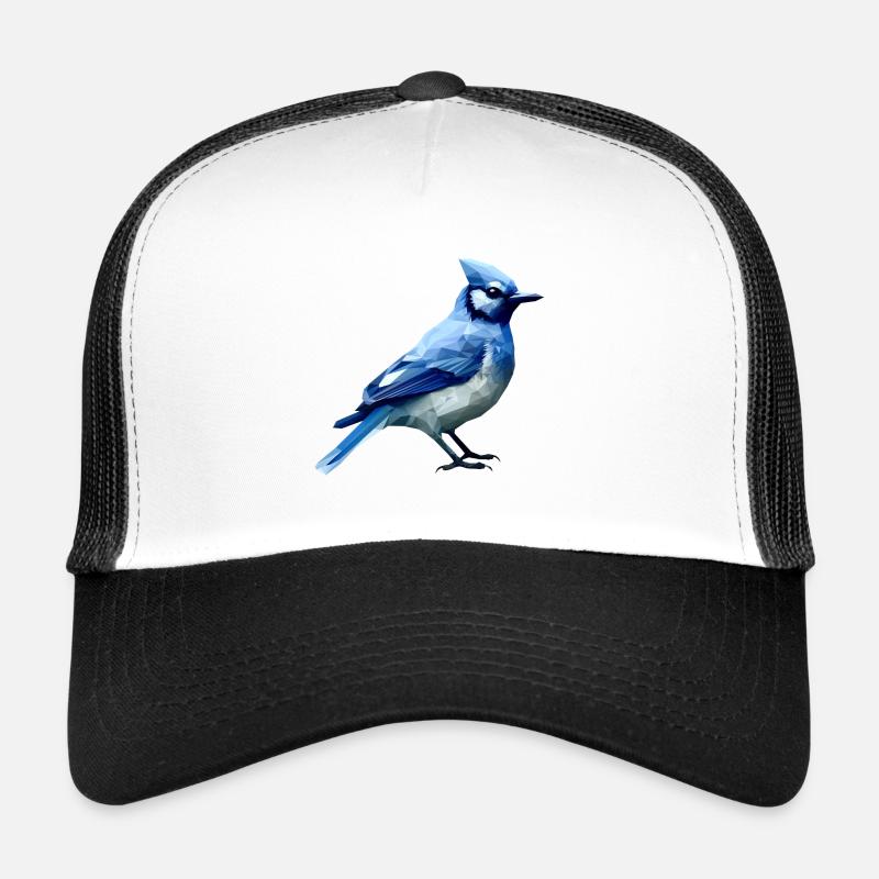 Blue jay bird Trucker Cap