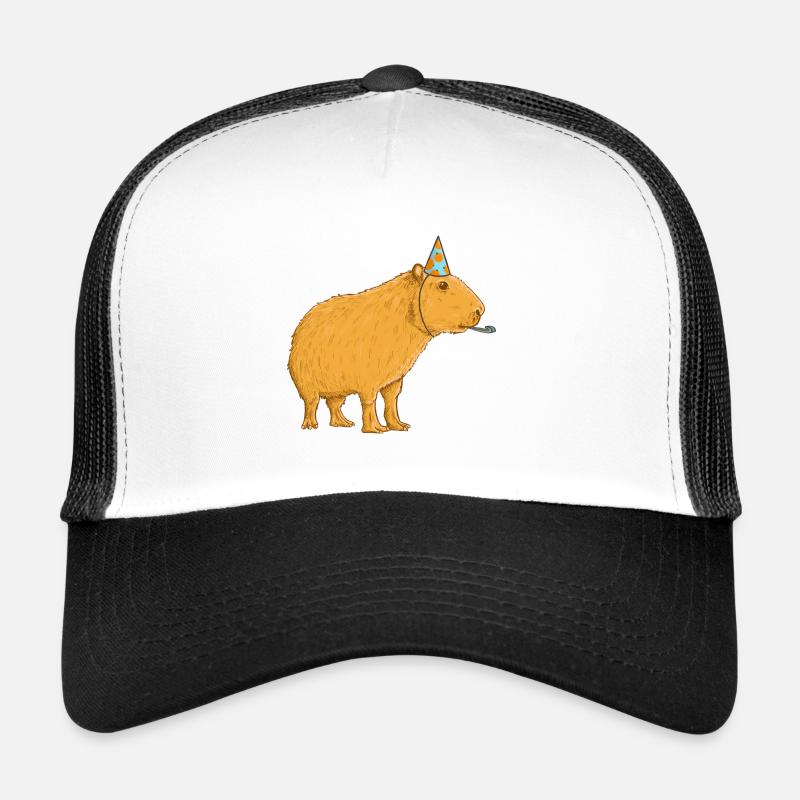 Anniversaire de Capybara Casquette trucker 