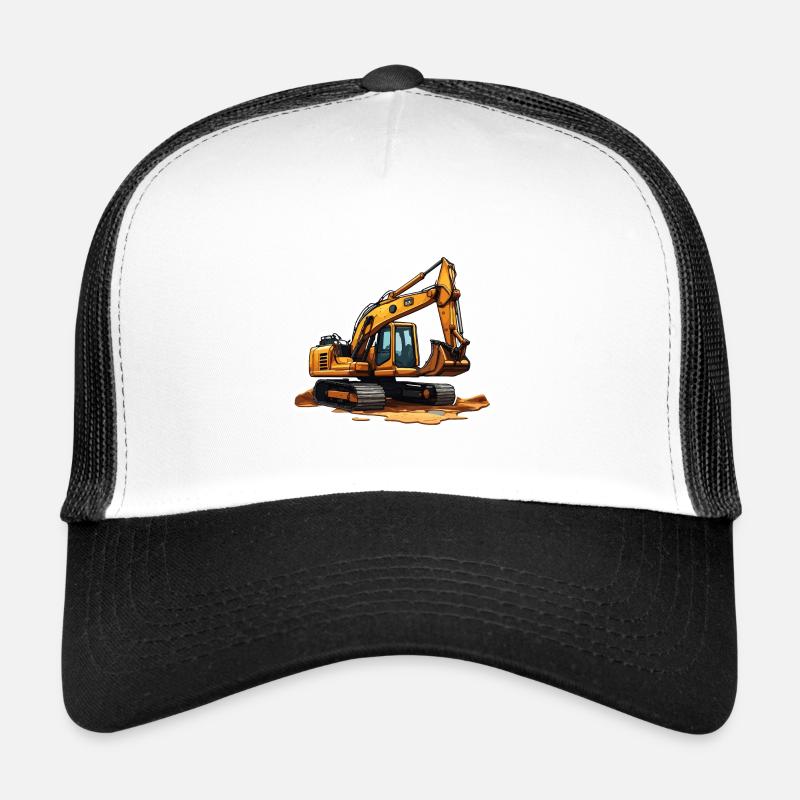 Excavator / construction site / machine /digging / shovel Trucker Cap