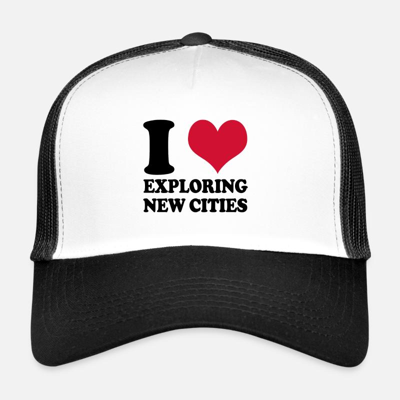 Visite guidée de la ville J’aime explorer de nouvelles Casquette trucker 