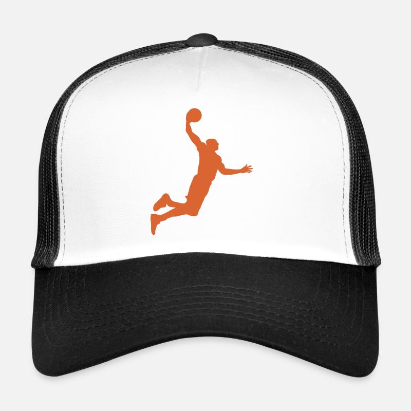 basketball - Trucker Cap - white/black