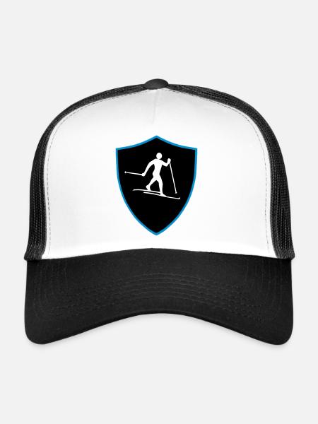 Nordic shield - Trucker Cap - white/black - Front