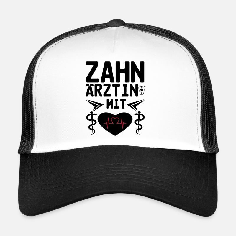Zahnärztin mit Herz Geschenk Trucker Cap