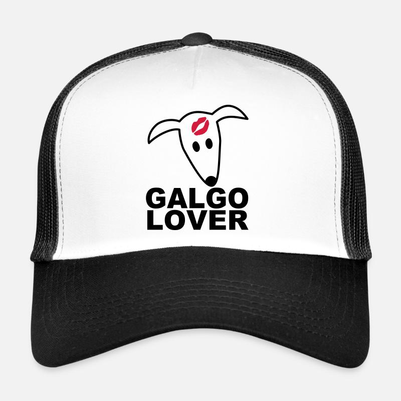 Galgolover - Trucker Cap - Weiß/Schwarz
