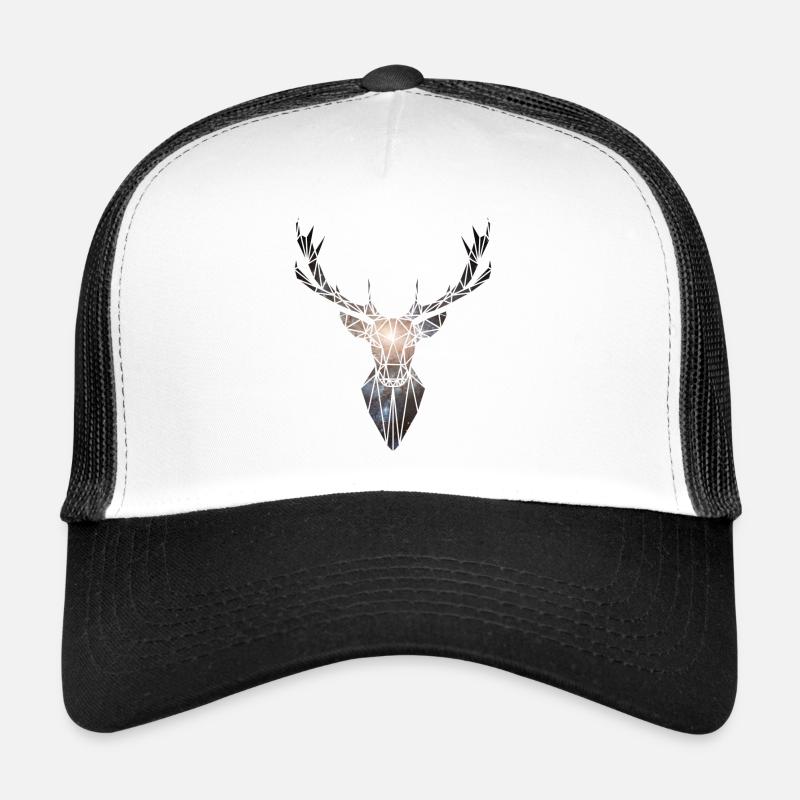 Cerf géométrique Casquette trucker 