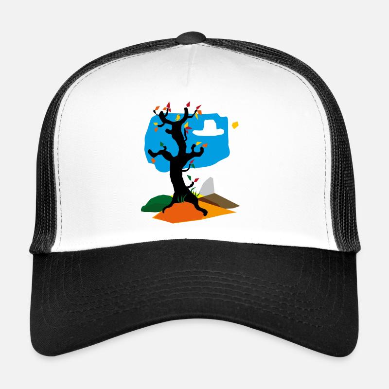 Tree in autumn Trucker Cap