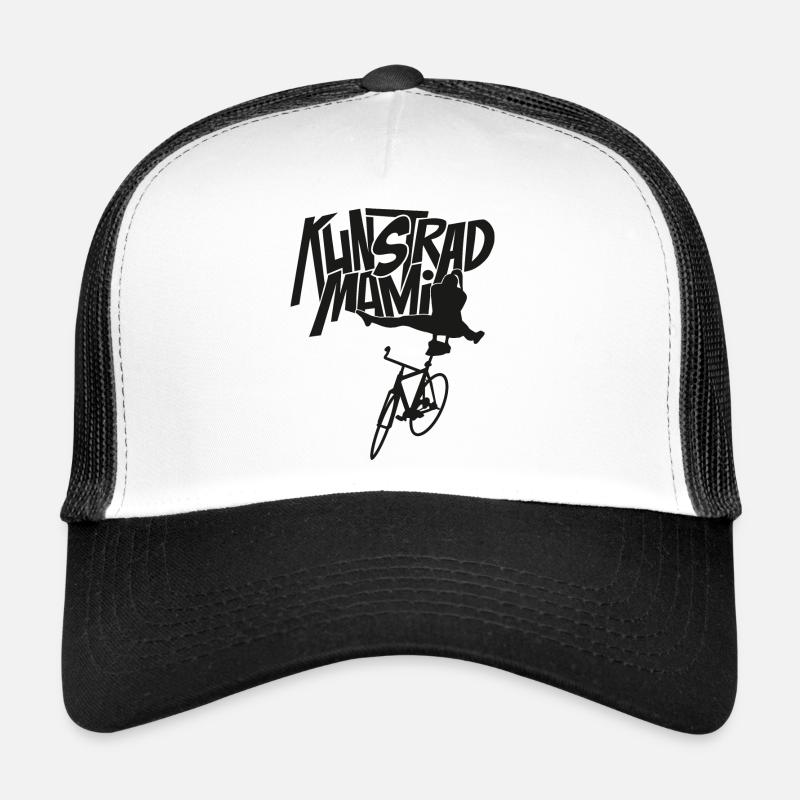 Kunstrad, Kunstradfahren, Hallenradsport, Mami - Trucker Cap - Weiß/Schwarz