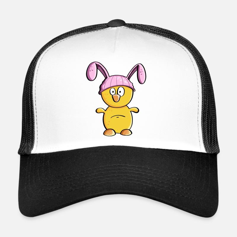 Little chick with Easter bunny hat - Easter Trucker Cap