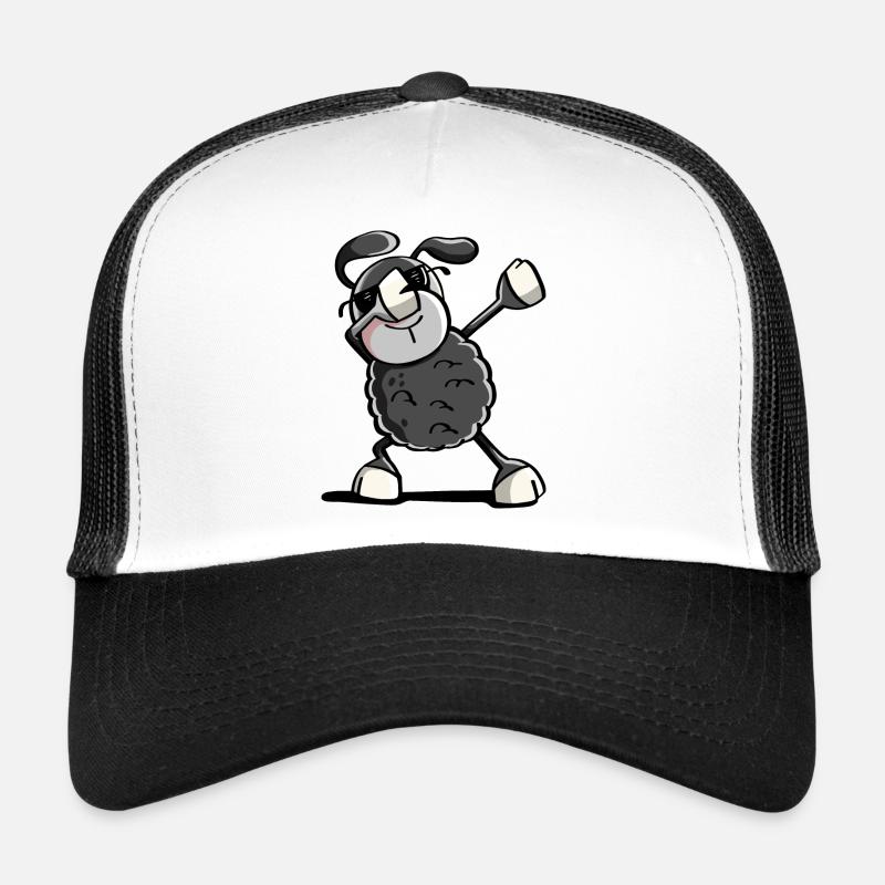 Trendy Black Sheep Dab Danse - tamponnant Animaux Casquette trucker 