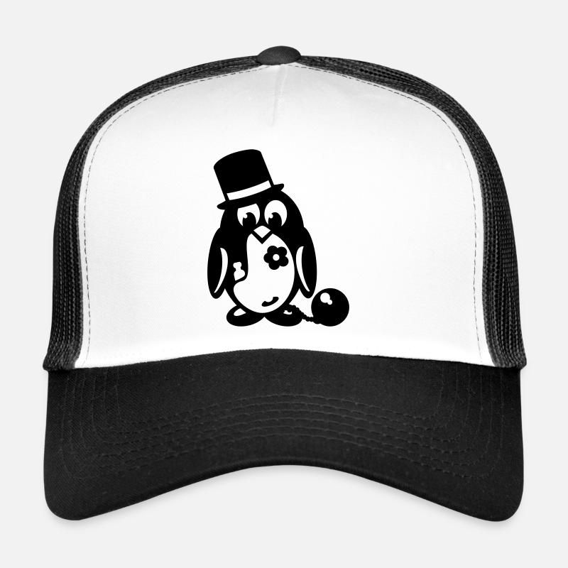 penguin bachelor Trucker Cap