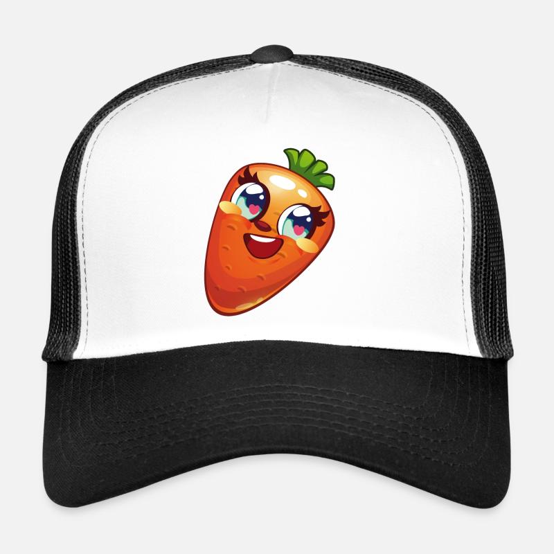 Süße Karotte - Trucker Cap - Weiß/Schwarz